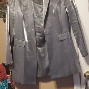 Kasper grey suit